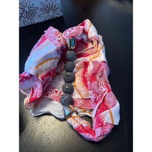 Disha Bhuraria Diffuser Scarf + dōTERRA Kali Essential Oil Aroma Roller – Lava B